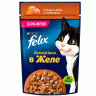 Felix (Феликс) Sensation влажный корм для кошек в желе Курица и Морковь 75гр